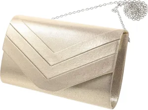 Evening Bag Clutch Purses Envelope Handbags for Women Ladies Wedding Party Shoulder Bag with Chain