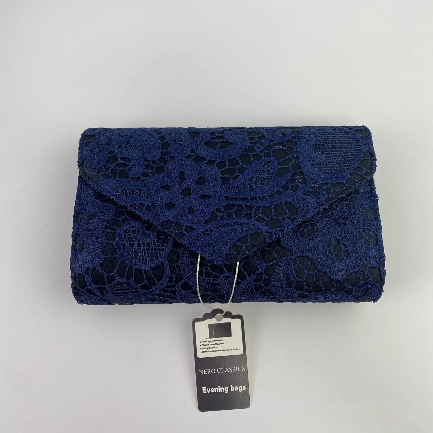 Evening bags,Women's Clutch with Lace Evening Bag, Square Envelope Handbags for Bride in Wedding Party