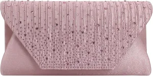 Evening Purses for Women, Glitter Rhinestone Clutch Bag, Crystal Envelope Handbags, Crossbody Shoulder Bag