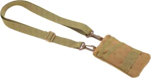 EVTSCAN Portable Travel Zipper Waist Bag Waterproof Outdoor EDC MOLLE Pouch for Camping Hiking