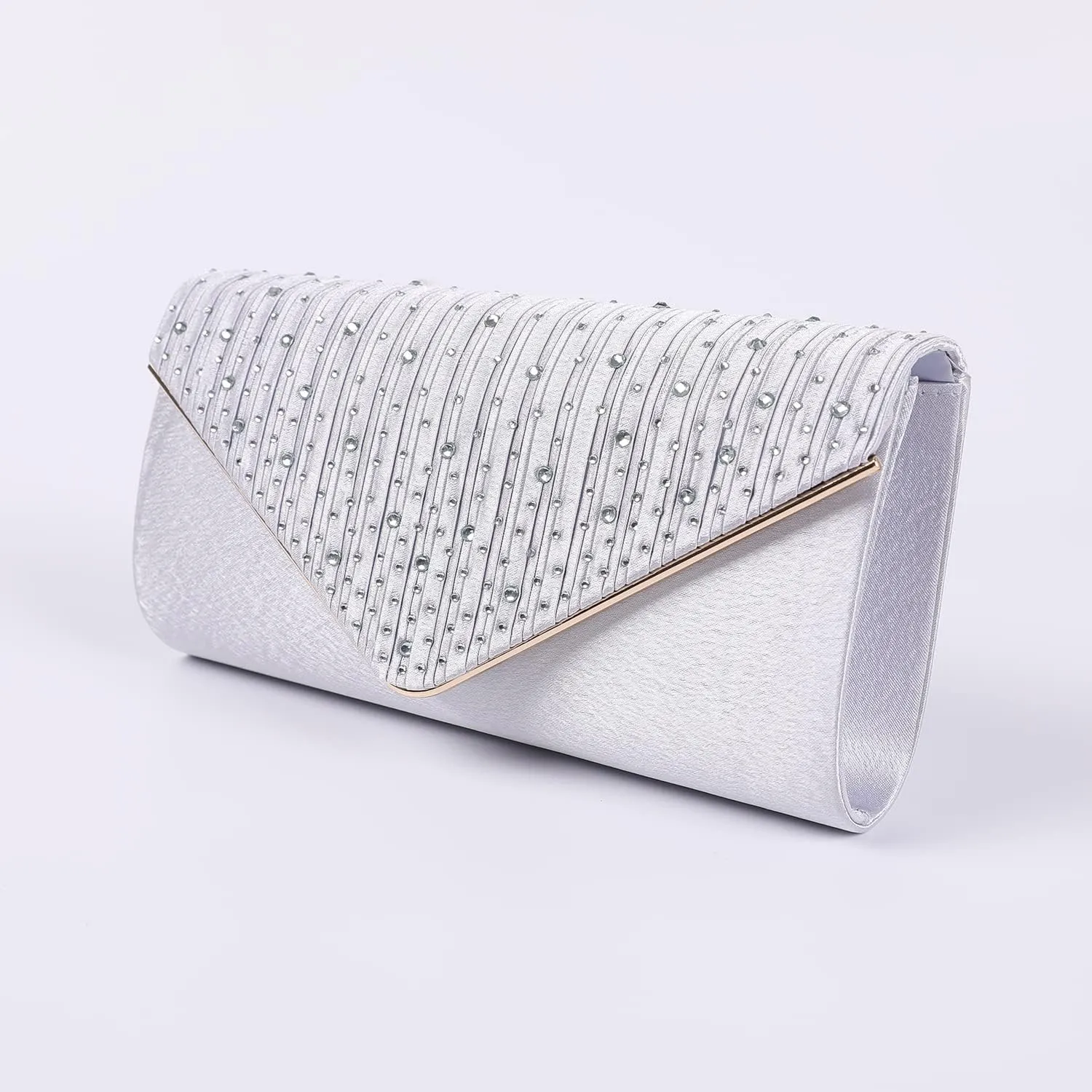 Fashion Rhinestones Clutch Purses for Women Fancy Evening Bag Party Envelope Handbags