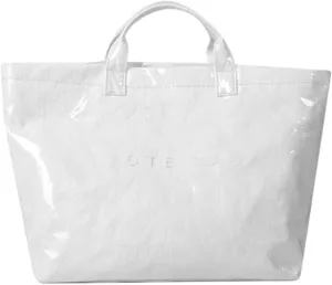 Fashion waterproof letter tote bag Stellaya women's PVC kraft paper handbag and shoulder Fashion Retro Bag