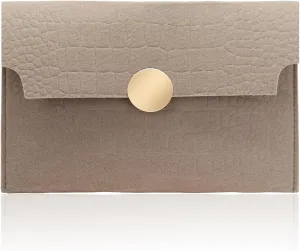 Felt Clutch Purses for Women, Envelope Handbags for Women with Magnetic Snap-Fastener, Fashionable Evening Bag