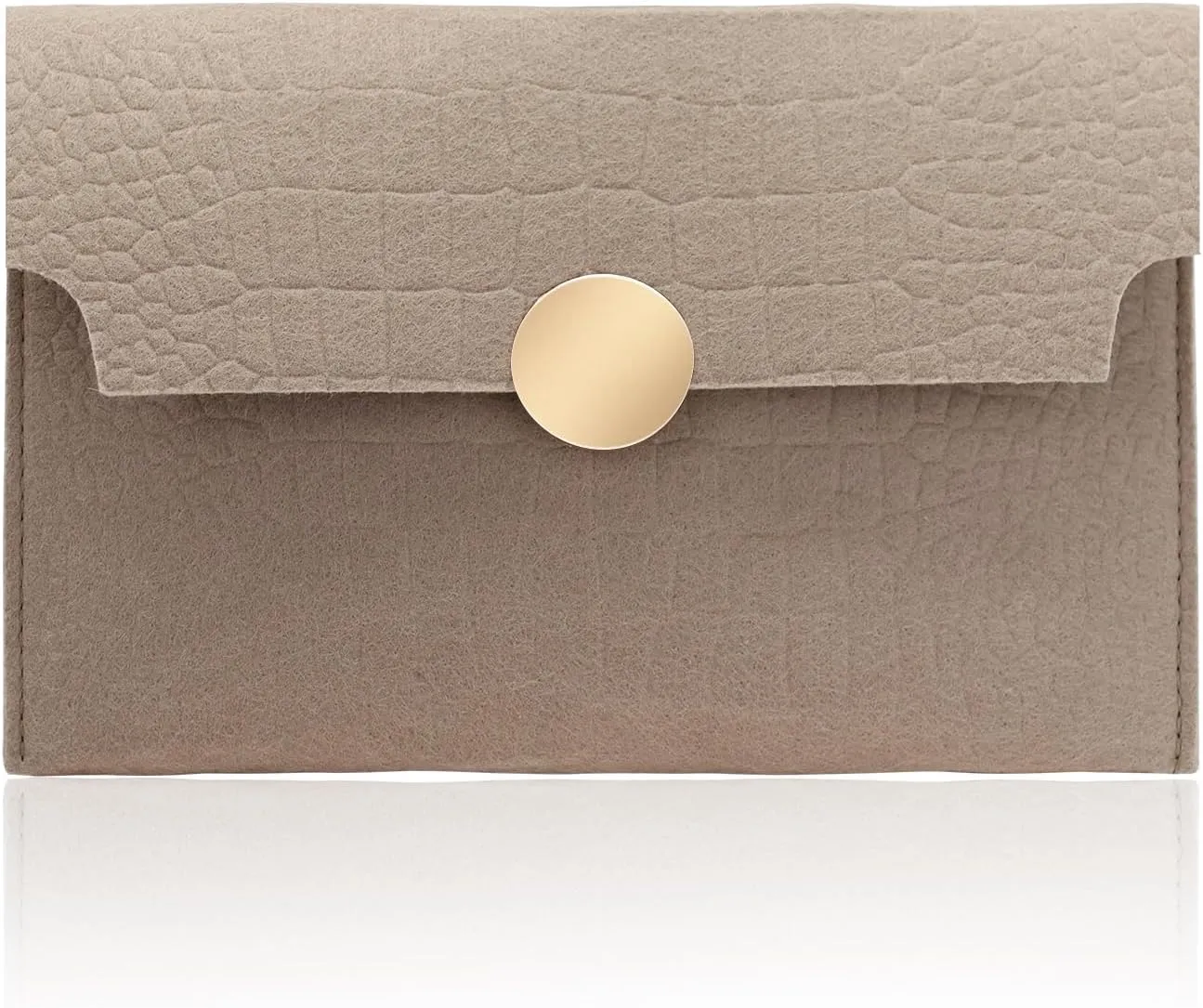 Felt Clutch Purses for Women, Envelope Handbags for Women with Magnetic Snap-Fastener, Fashionable Evening Bag