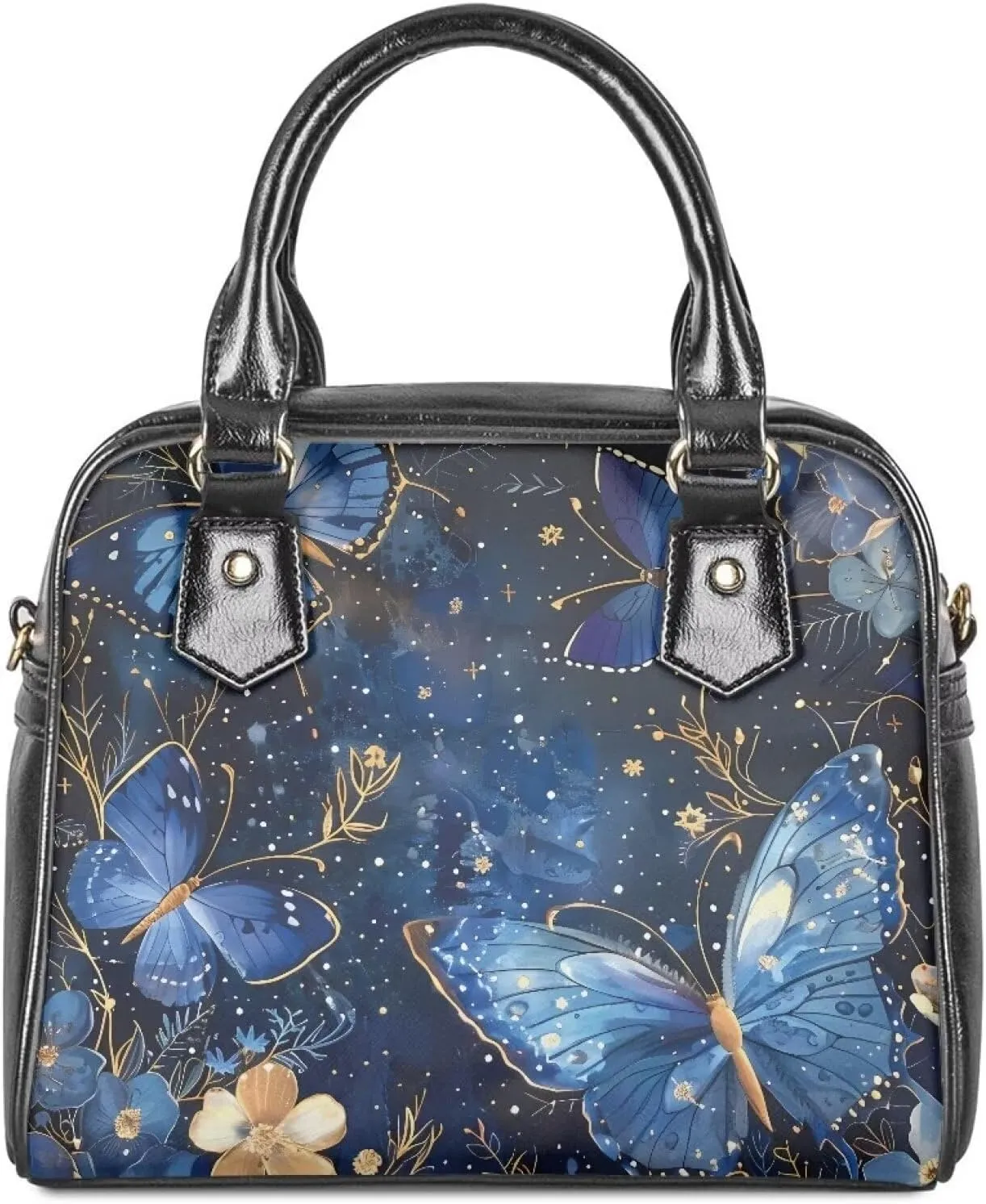 Forchrinse Daisy Love Heart Satchel Handbag for Women Ladies Top Handle Satchel Purse Pu Leather Crossbody Shoulder Bags