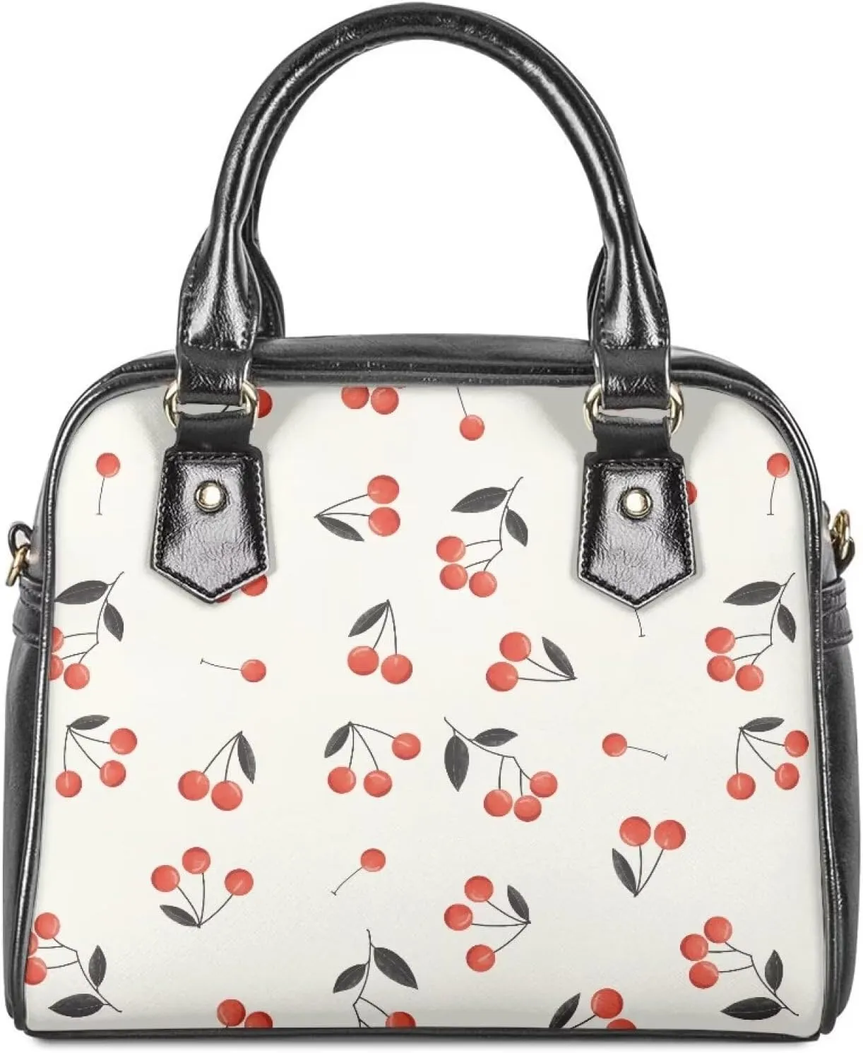 Forchrinse Daisy Love Heart Satchel Handbag for Women Ladies Top Handle Satchel Purse Pu Leather Crossbody Shoulder Bags
