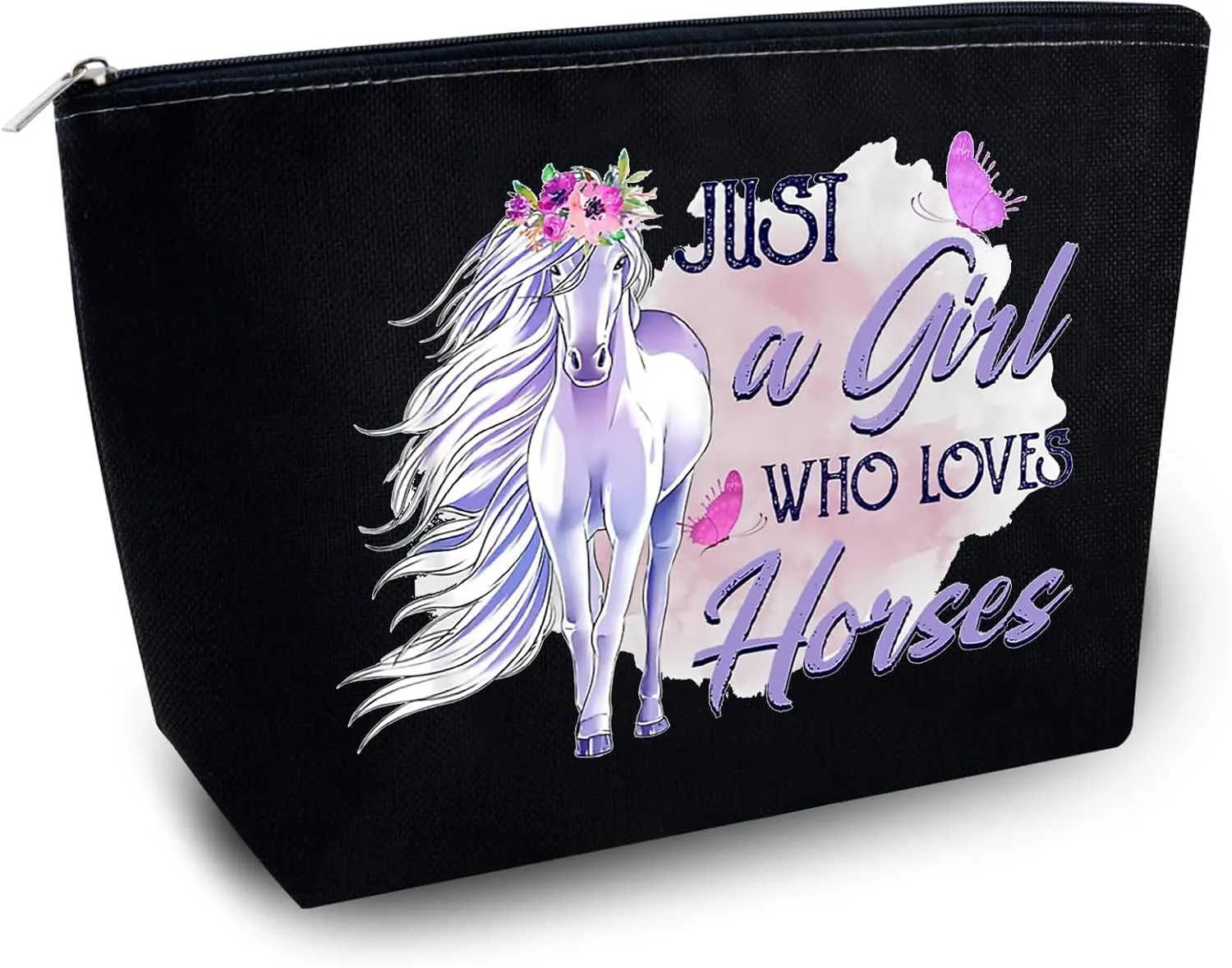 Horse Gifts for Women Horse Bag for Horses Lovers Horses Trainer Stuff Birthday Christmas Gift for Daughter Friends Sisters Bestie Makeup Bag Cosmetic Pouch Snacks Pouch Travel Toiletry Bags