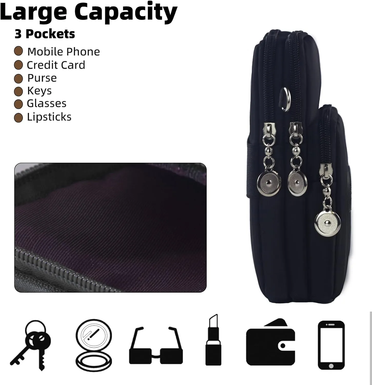 JANKS Small Crossbody Bags for Women Mini Cell Phone Purses Handbag Shoulder Bag