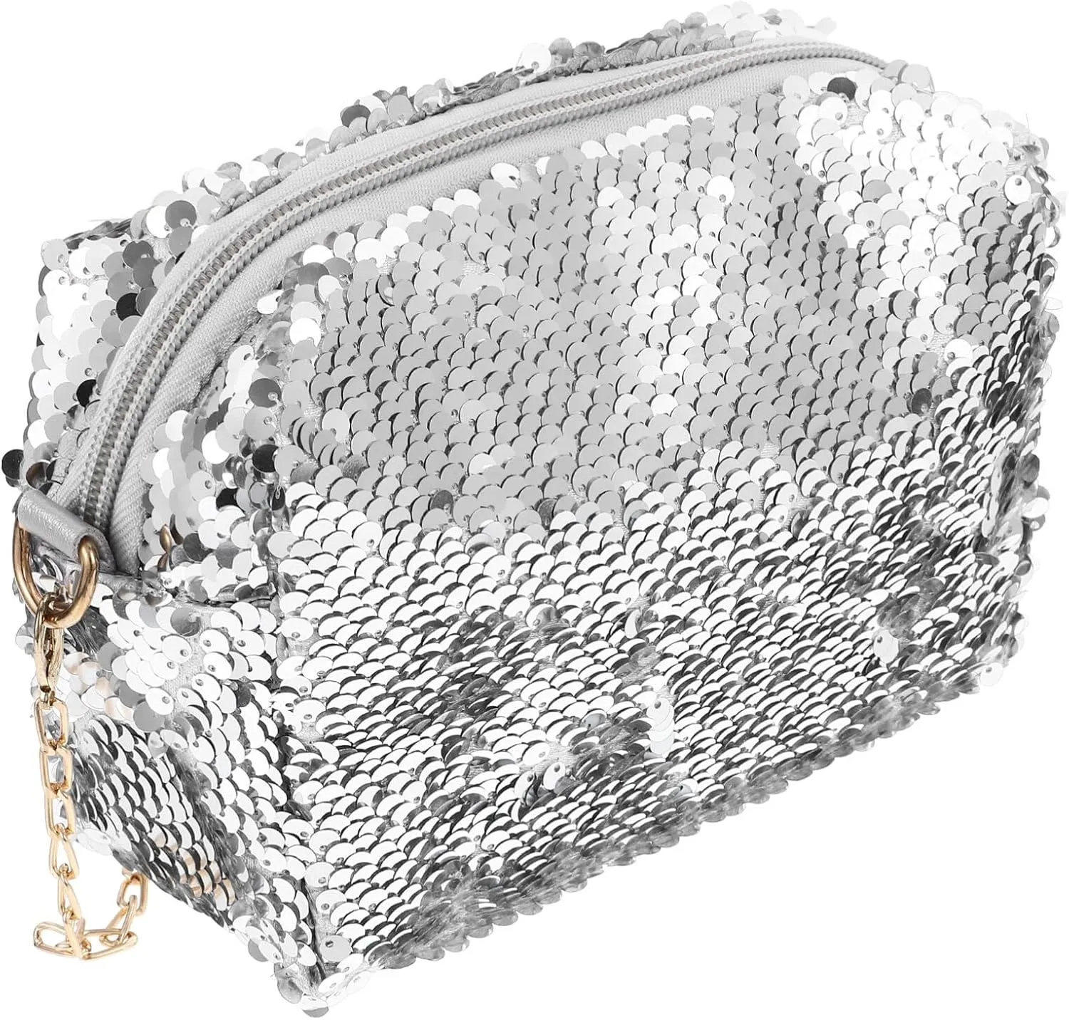 KESYOO Silver Purse Rhinestone Purse Rhinestone Purse Silver Clutch Fashion Glitter Bag Evening Bag Crossbody Wallet Party Evening Clutch Purses for Women Wedding Silver Purse Evening Bag