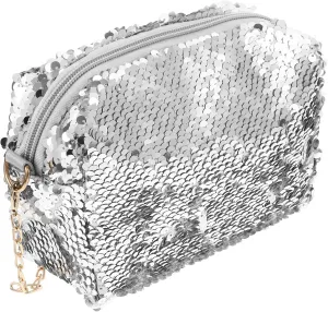 KESYOO Silver Purse Rhinestone Purse Rhinestone Purse Silver Clutch Fashion Glitter Bag Evening Bag Crossbody Wallet Party Evening Clutch Purses for Women Wedding Silver Purse Evening Bag