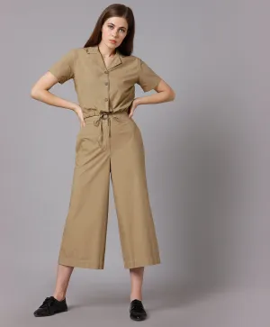 Khaki Wide Leg Pant