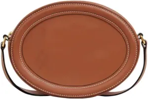 Leather Designer Female Crossbody Bags and Chain Handbags,Women's Purses Quilted Shoulder Round Satchel Bags