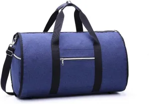 Leisure Travel Duffel Canvas Luggage Overnight Weekend Handbag Foldable Sport Gym Garment Suit Bag Sports Overnight Gym Luggage Weekend Tote Bag (Color : Red) (Color : Blue)