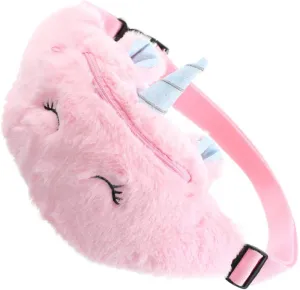 LIFKOME Cute Crossbody Bags for Boys and Girls Unicorn Waist Bag Plush Material