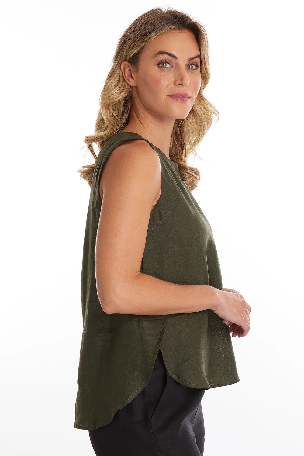 Marco Polo - YTMS44560 S/L Linen Tank