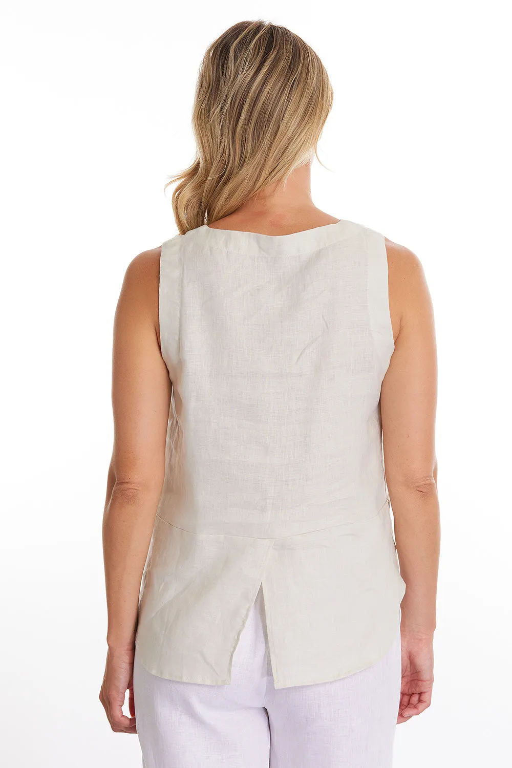 Marco Polo - YTMS44560 S/L Linen Tank