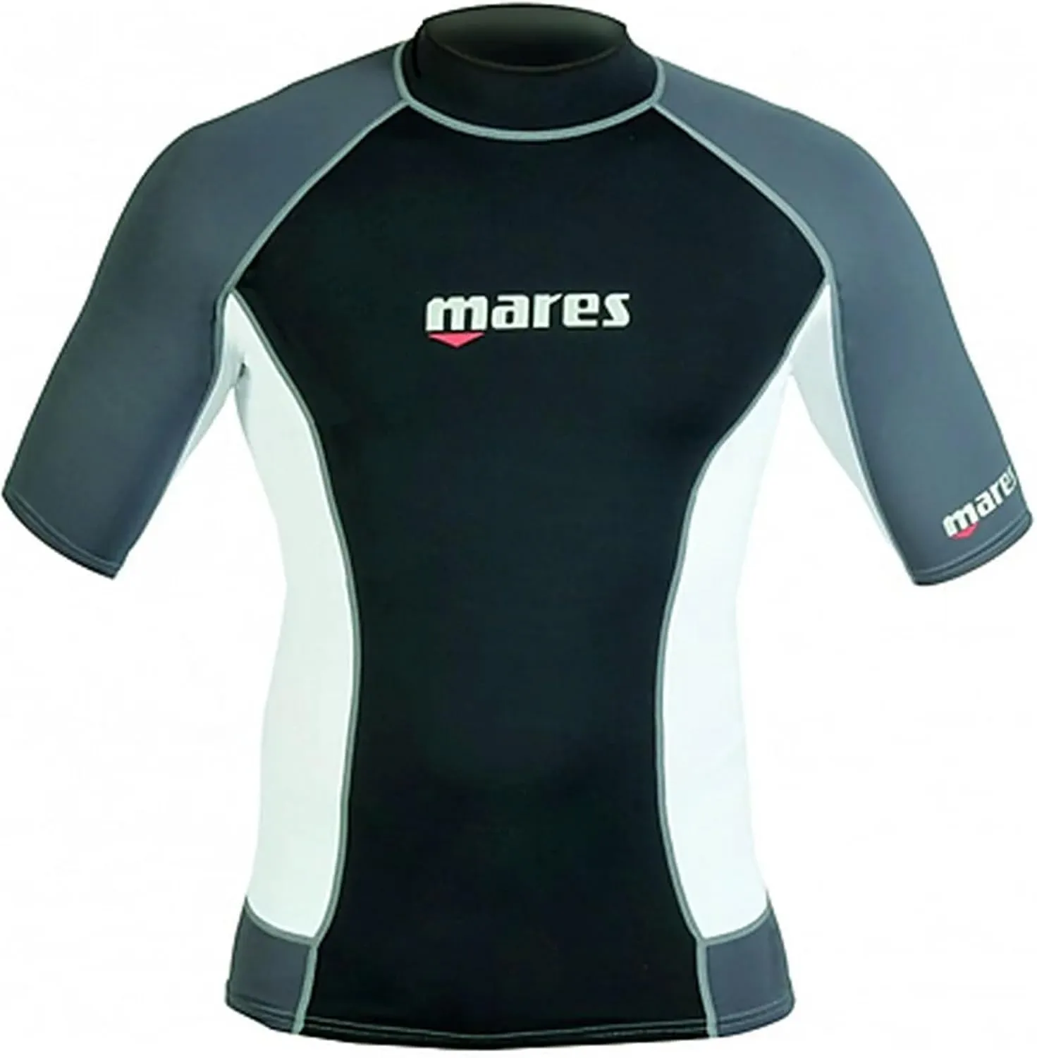 Mares Men's Trilastic Short-Sleeve Rash Guard | UPF 50  Sun Protection Lightweight Quick-Dry Swim Shirt