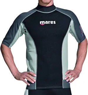 Mares Men's Trilastic Short-Sleeve Rash Guard | UPF 50  Sun Protection Lightweight Quick-Dry Swim Shirt