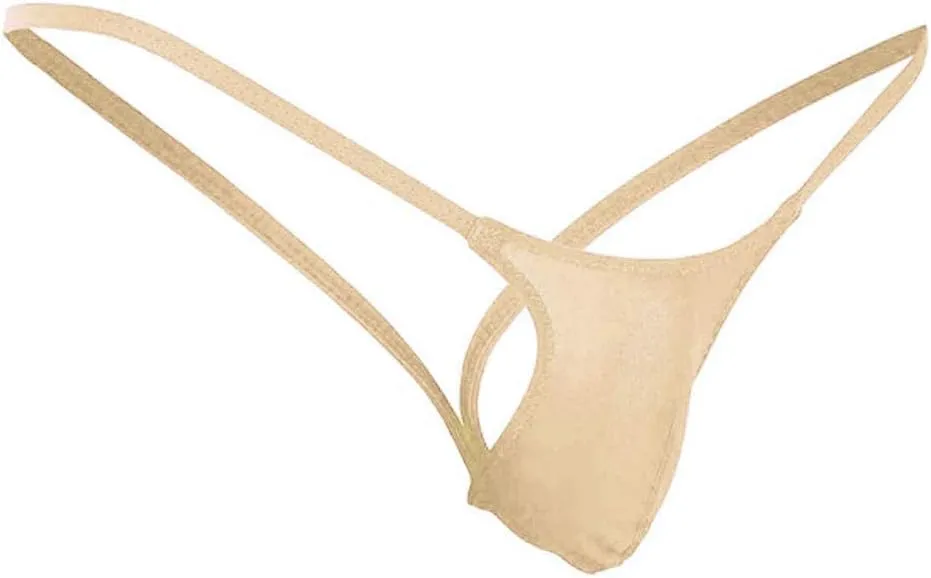 Men Lace Tirm Sissy Thong Panties Underpants Sheer Bikini Brief Underwear