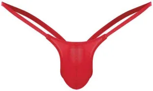 Men's Lace Tirm Frilly Sissy Thongs Panties Cheeky Ice Silk T-Back Underwear