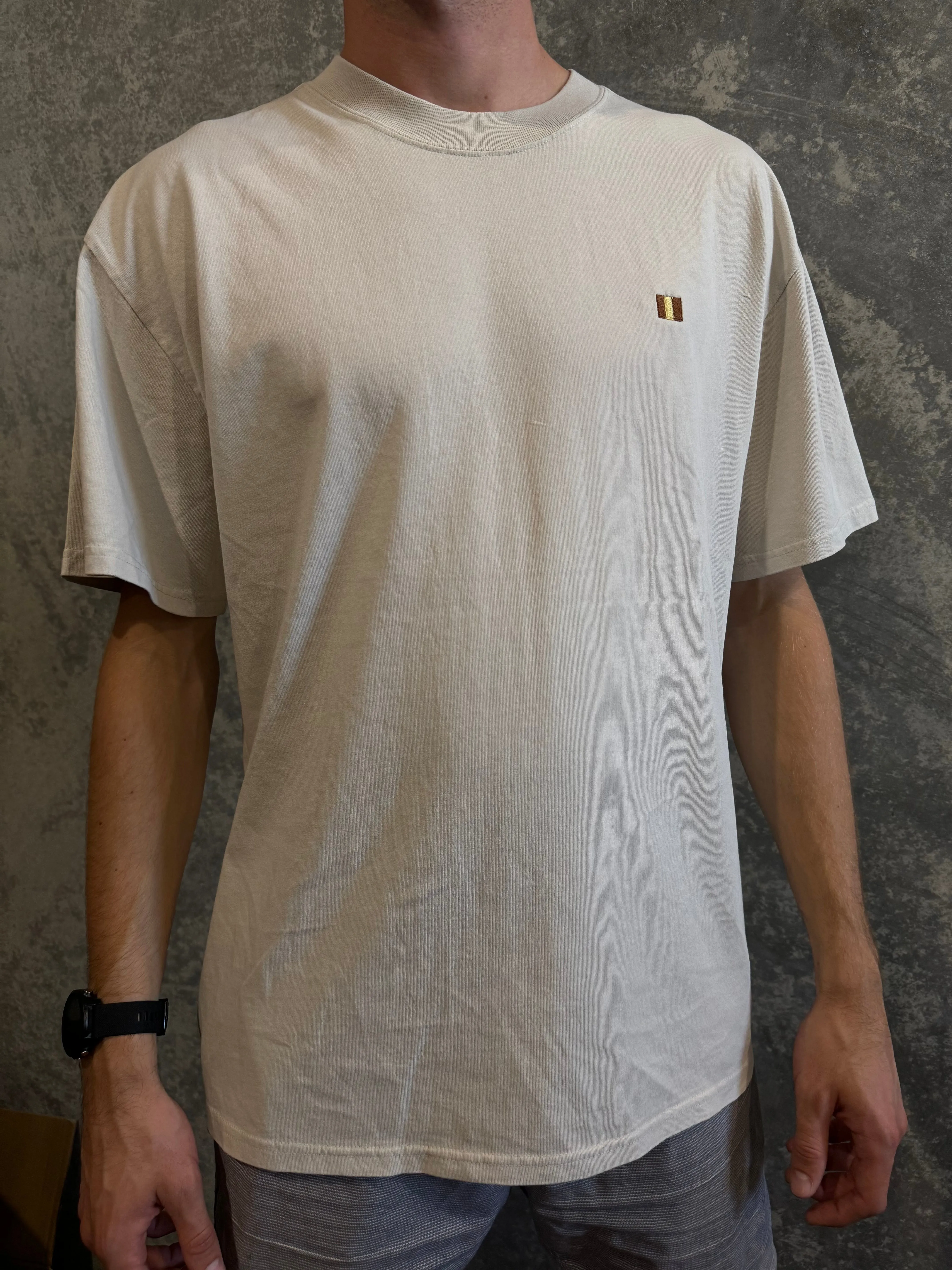 Minimalist Flag Stitch Tee