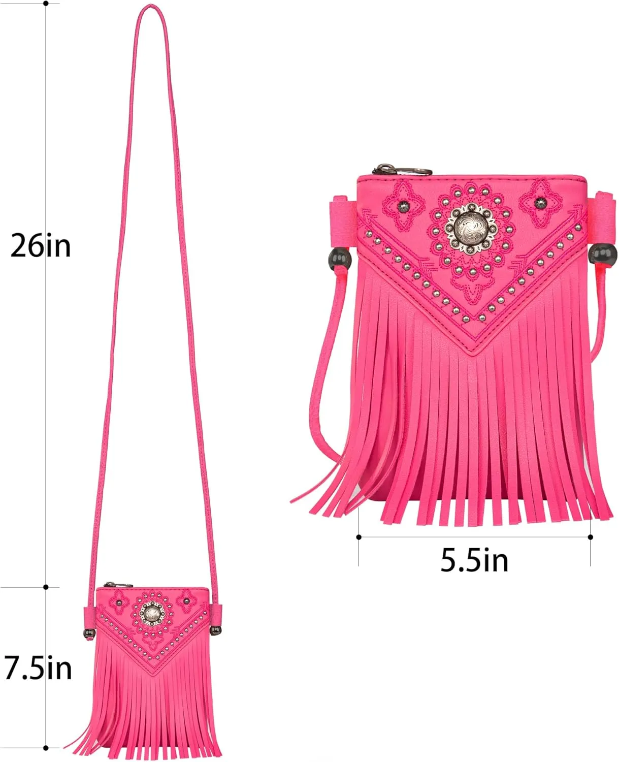 Montana West Small Crossbody Bags for Women Western Cell Phone Purse