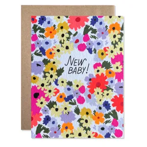 New Baby Martha's Garden Card