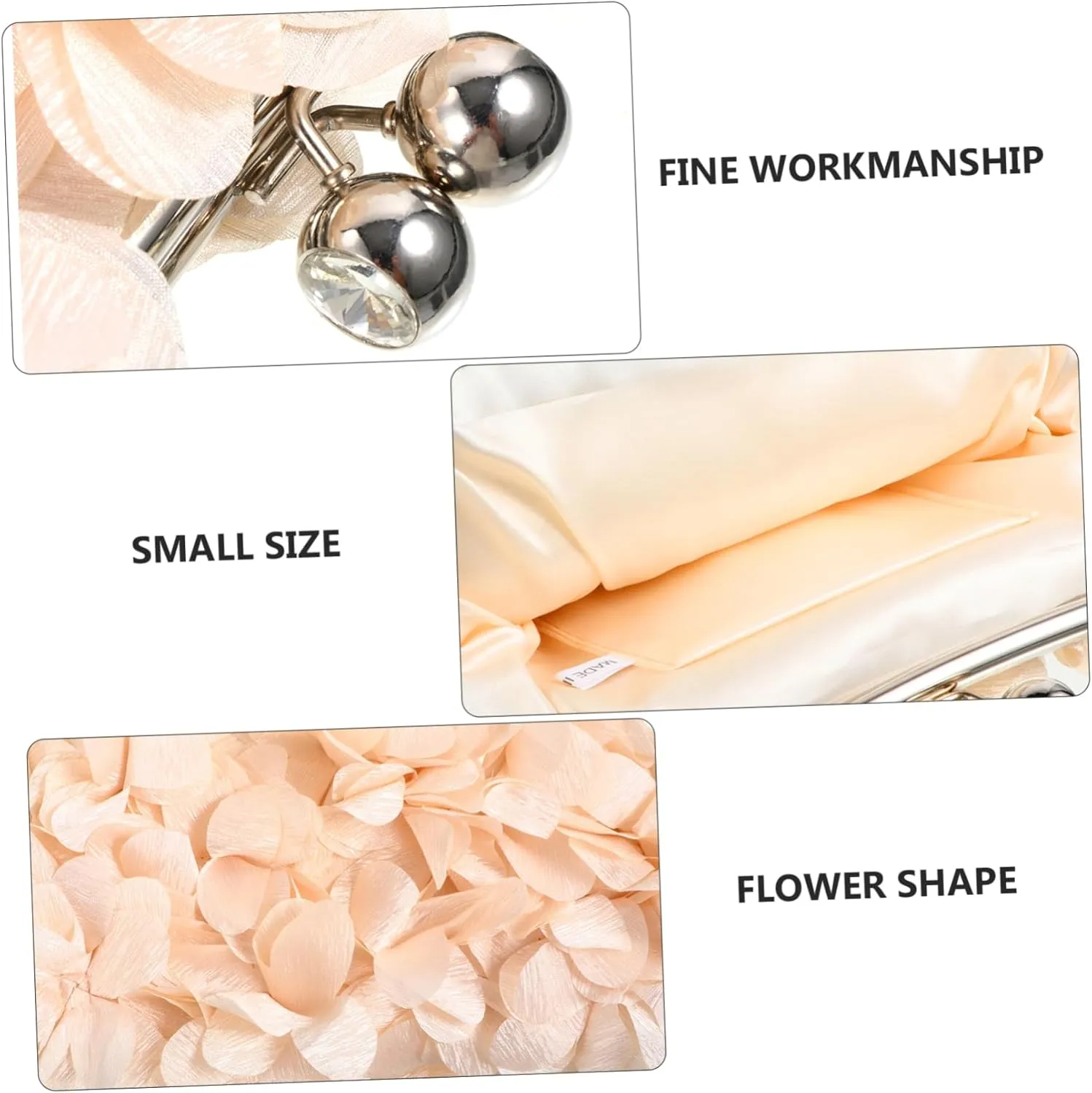 NOLITOY Flower Party Bag Navy Clutch Bags Handbag Fancy Bride Bags Dress Bag Purse Wallet Women Flower Wedding