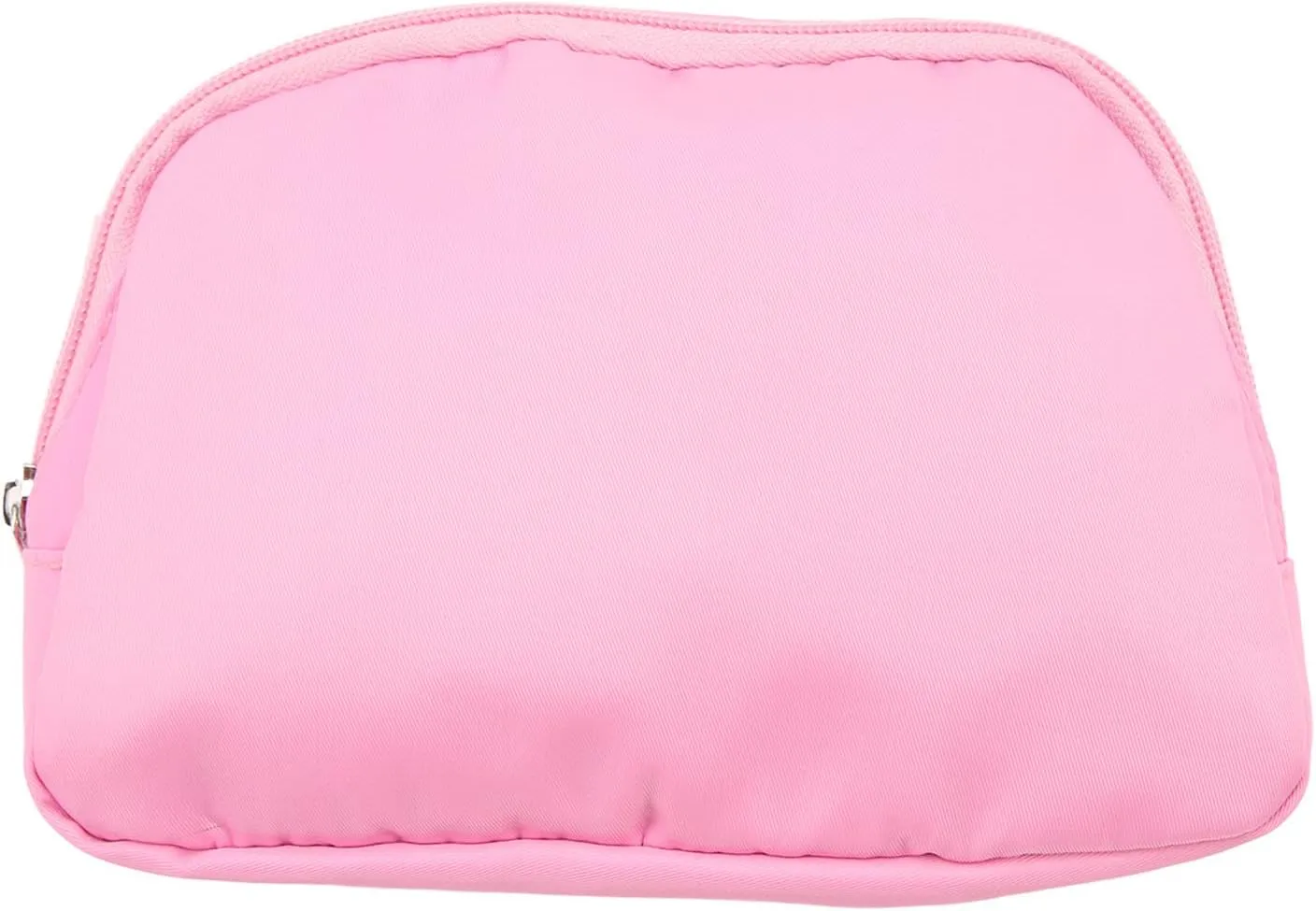 Nylon Fanny Pack Adjustable Belt Zipper Pockets Travel Waist Bag for Women (Pink)