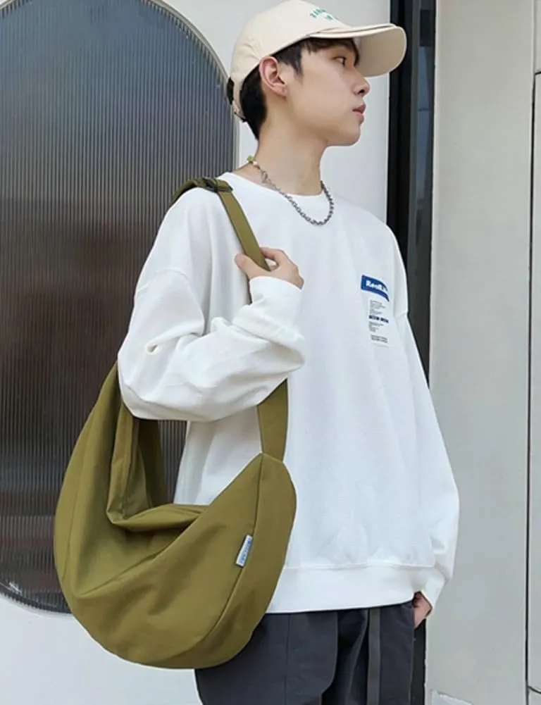 Pocadri Canvas Crossbody Bags for Women Large Tote Hobo Shoulder Bag with Pockets Cesent Top-handle Handbag Work