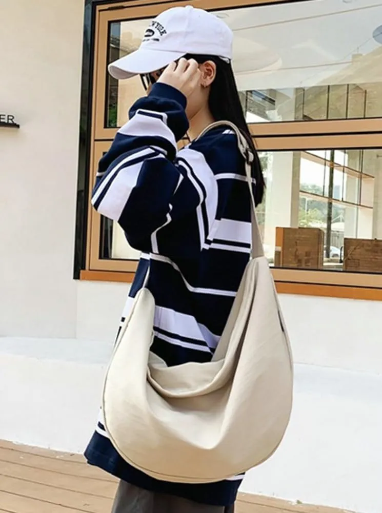 Pocadri Canvas Crossbody Bags for Women Large Tote Hobo Shoulder Bag with Pockets Cesent Top-handle Handbag Work