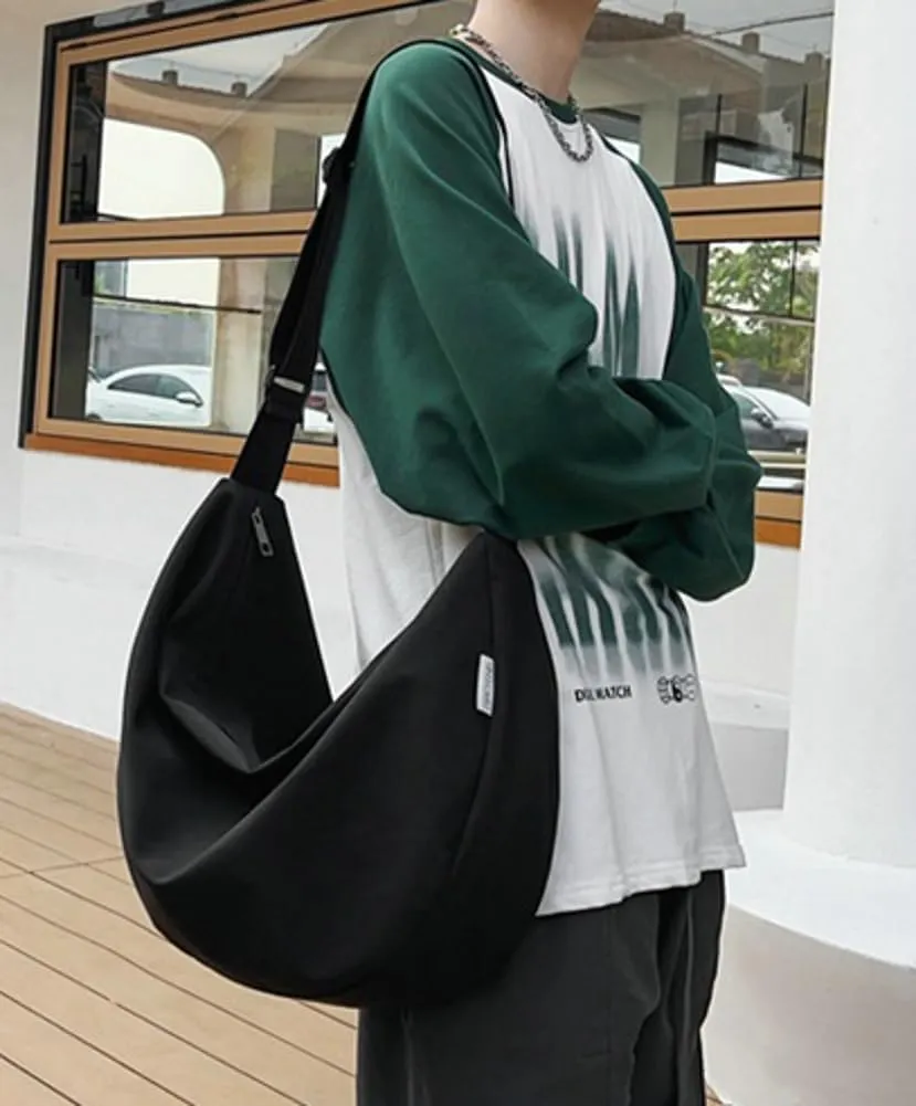 Pocadri Canvas Crossbody Bags for Women Large Tote Hobo Shoulder Bag with Pockets Cesent Top-handle Handbag Work