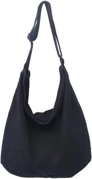 Pooyikoi Womens Tote Bag Retro Large Size Cross Body Bag for Woman Canvas Shoulder Bag for Women Hobo Crossbody Handbag