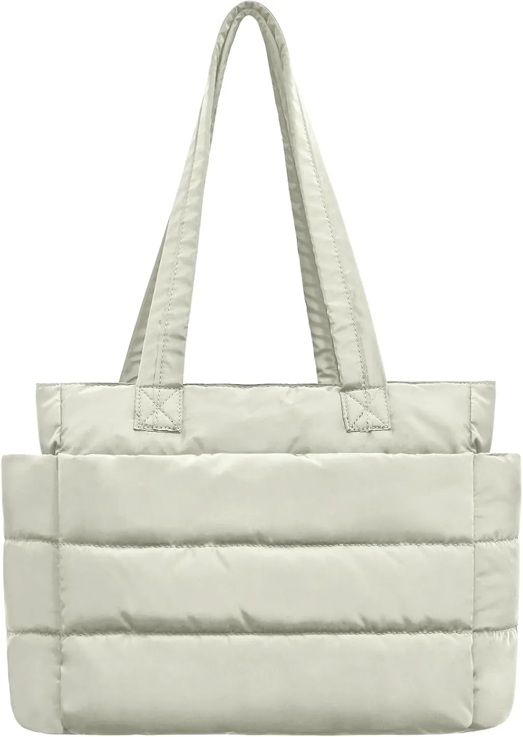 Puffer Tote Bag for Women Quilted Tote Bag Shoulder/handbag,Nylon Puffy Bag Lightweight Waterproof Suitable for Work