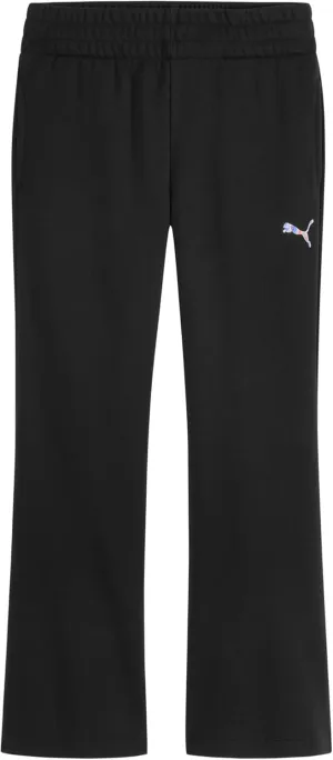 Puma Girls' Wide Leg Pant, Flare Cut, Elastic Waistband