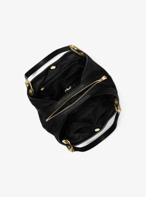 Raven Large Leather Shoulder Bag