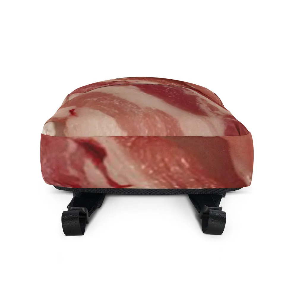 Raw Bacon All Over Print Backpack