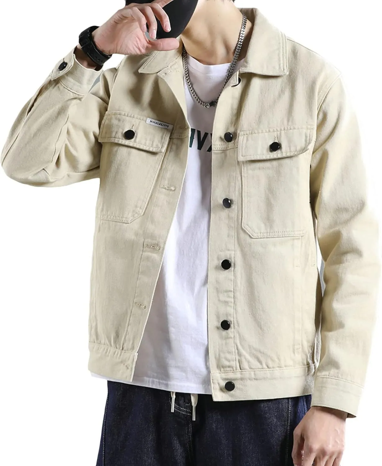 SANGTREE Men's Jean Jacket
