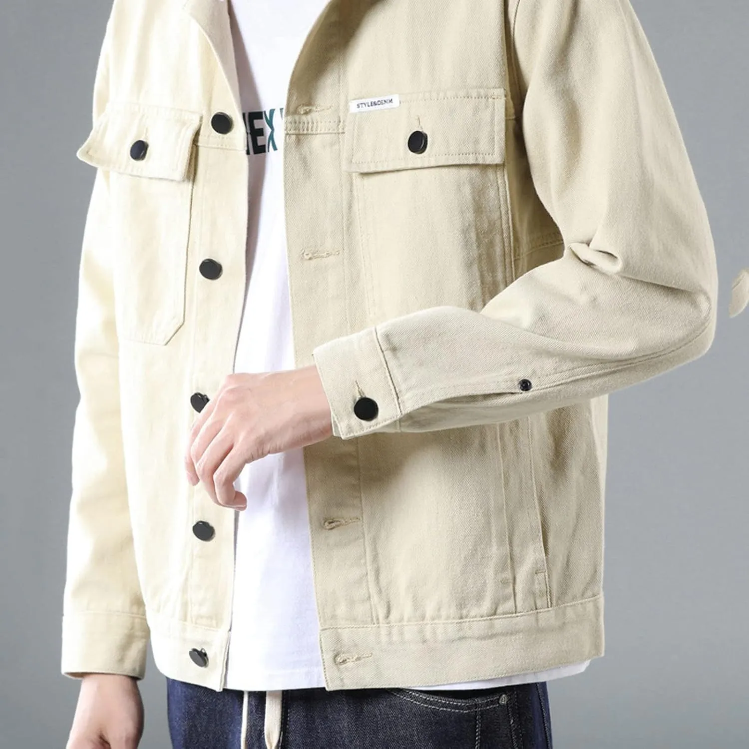 SANGTREE Men's Jean Jacket