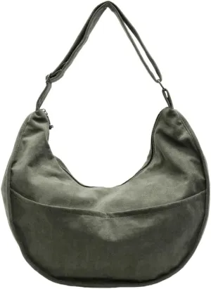 Slouchy Suede Shoulder Bags for Women Large Crossbody Tote Purse Satchel Bag Work Purses Crescent Bag Handbag
