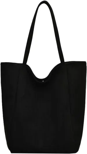 Slouchy Suede Shoulder Bags for Women Large Tote Purse Soft Top Handle Satchel Vintage Working Shopping Handbags