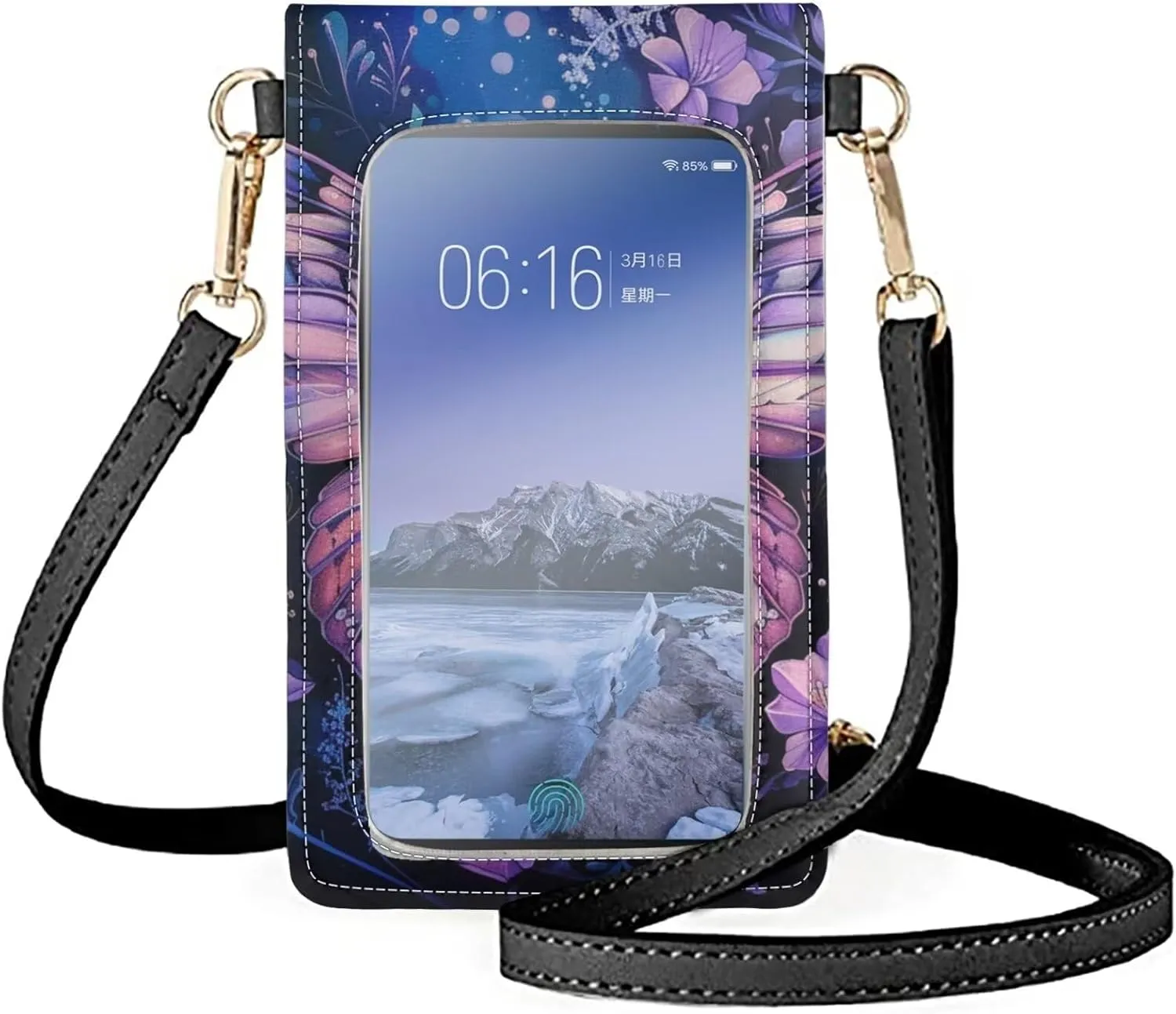 Small Crossbody Bags for Women Cell Phone Purse Wallet Leather Shoulder Handbags Medium Size