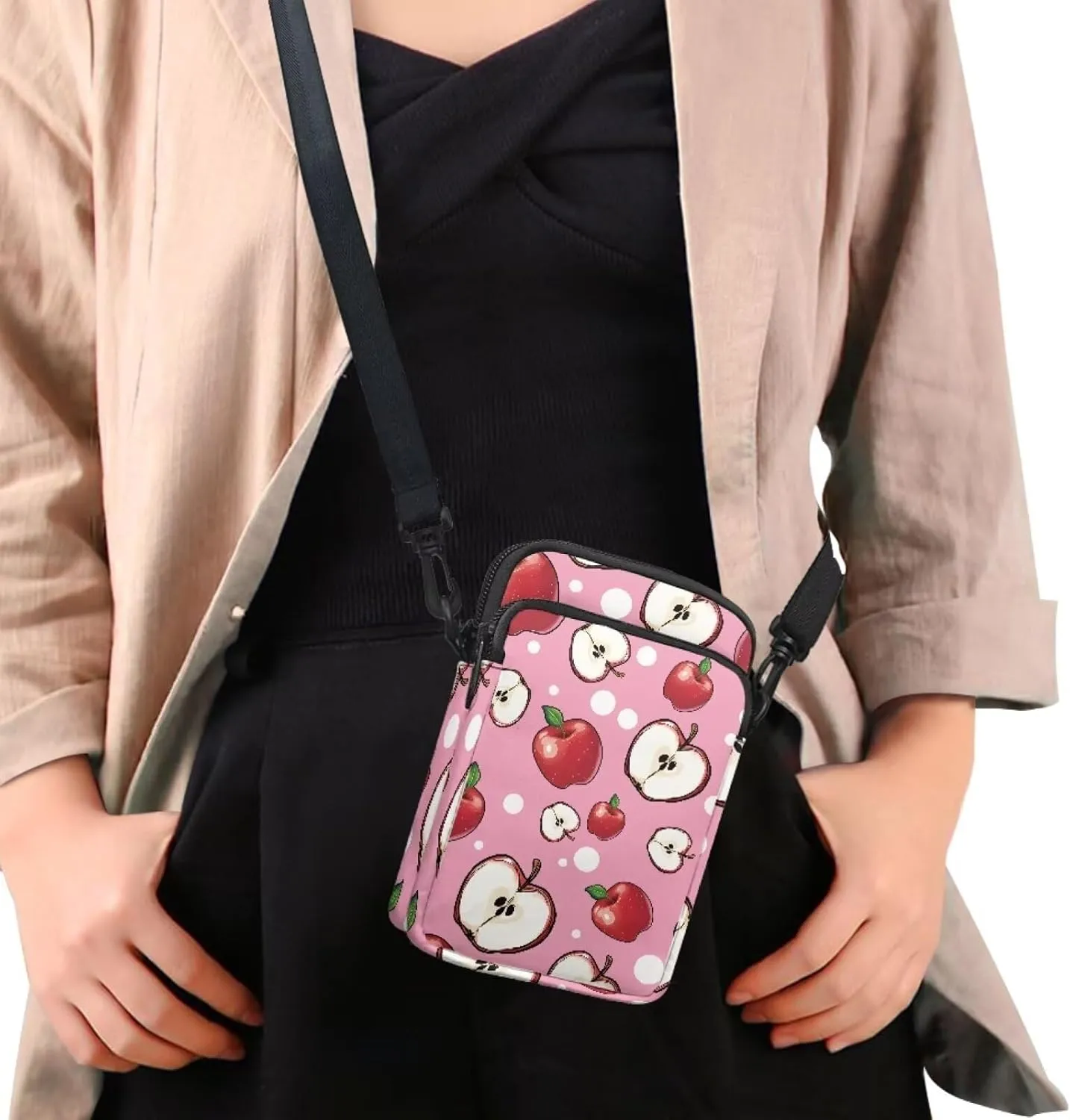 Small Crossbody Bags for Women Travel Zipper Cell Phone Bag with Strap