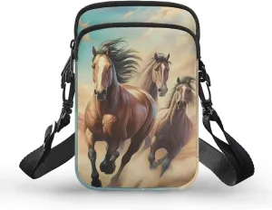 Small Crossbody Bags for Women Travel Zipper Cell Phone Bag with Strap