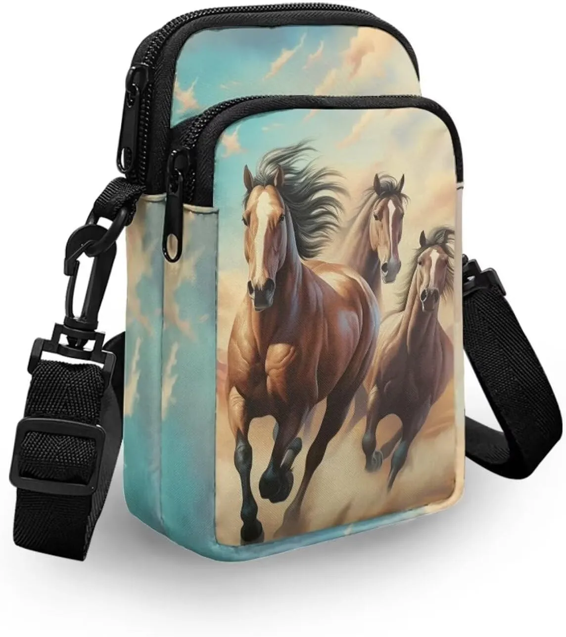 Small Crossbody Bags for Women Travel Zipper Cell Phone Bag with Strap