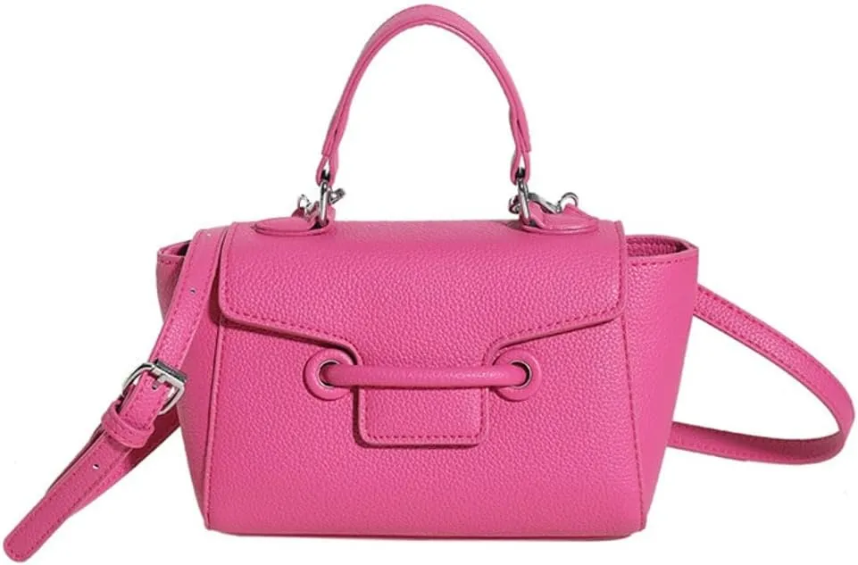 Small Crossbody Bags for Women Vintage Clutch Purses Y2k Shoulder Bag Cute PU Leather Handbag Designed Satchel