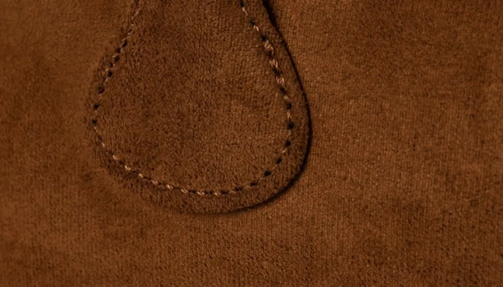 Suede Boston Retro Bowling Shoulder Bag - Women's Hobo Slouchy Handbag Clutch Purse for Evening