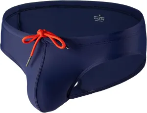 Summer Code Mens Solid Swim Briefs Drawstring Bikini Sport Swimsuit