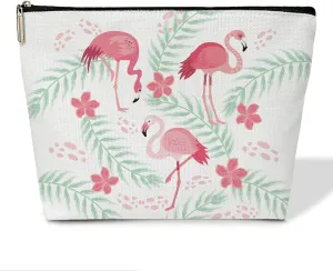 Summer Makeup Bag Small Cosmetic Bag Aesthetic Makeup Bag Small Makeup Pouch for Purse Toiletry Bags for Women Travel Skincare Bag Small Cosmetic Pouch Cute Pink Makeup Bag Accessory Bag (JRM623)