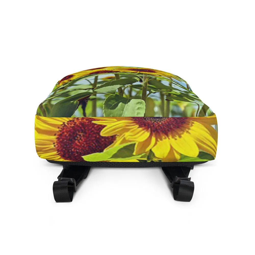 Sunflower Field All Over Print Backpack